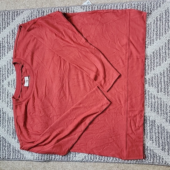 Lucky Brand Plus Size Burnt Orange Lightweight Sweater Size XXL - Picture 1 of 6